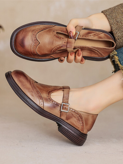 SCARPE DA TERRA MARY JANE VINTAGE LARA
