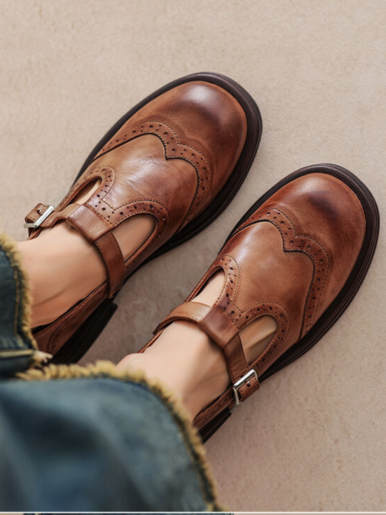 SCARPE DA TERRA MARY JANE VINTAGE LARA
