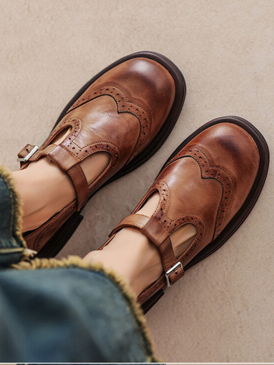 SCARPE DA TERRA MARY JANE VINTAGE LARA