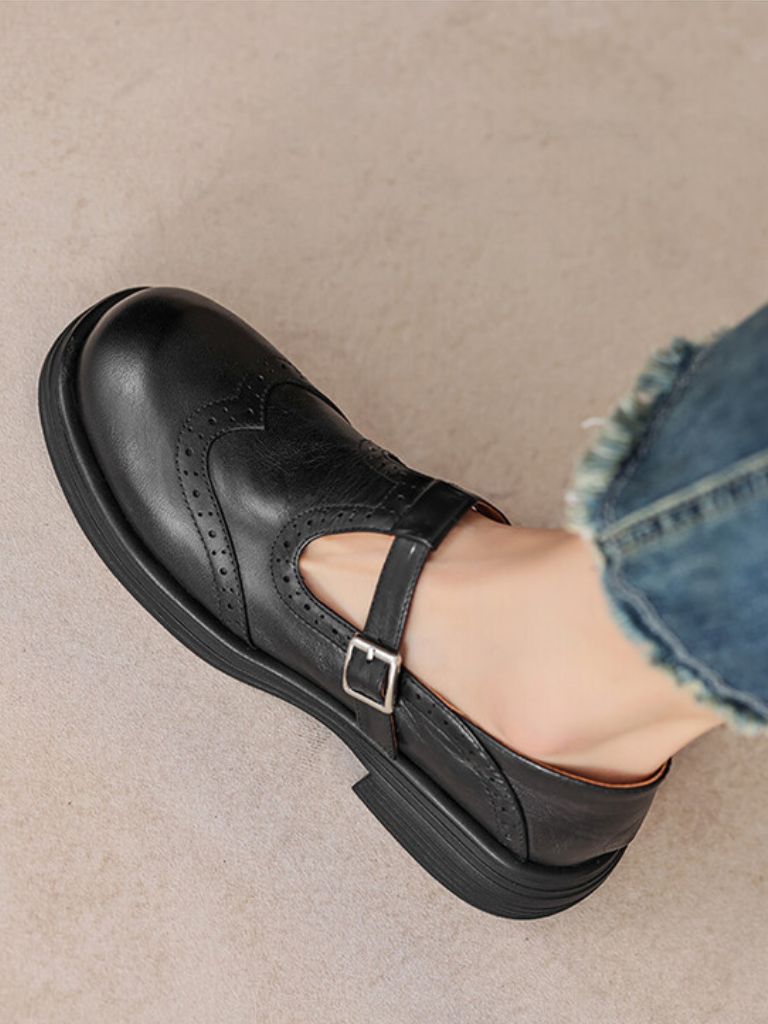 SCARPE DA TERRA MARY JANE VINTAGE LARA