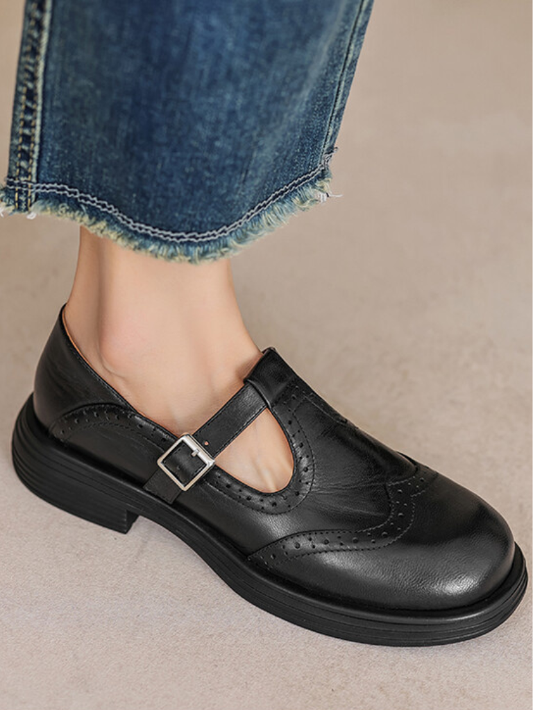 SCARPE DA TERRA MARY JANE VINTAGE LARA