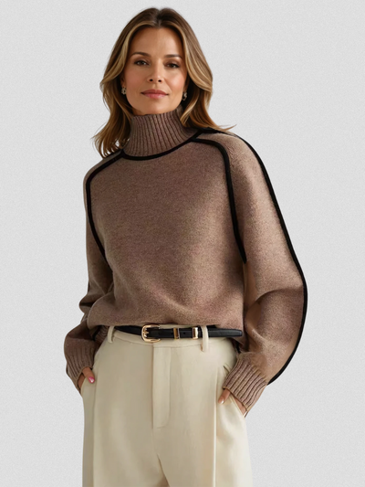 MAGLIONE ELOISE CON CONTRASTO
