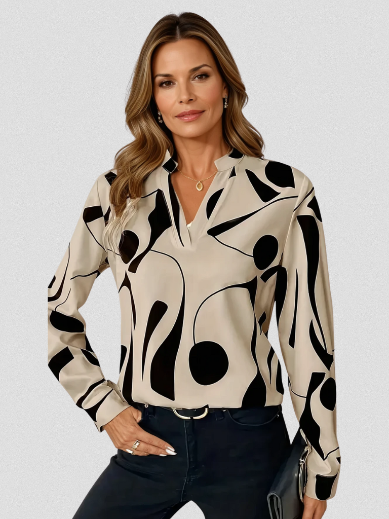 BLUSA LYRA IN SATIN