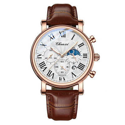 Orologio Quarzo con Cinturino in Pelle di Lusso™ - Olsen & Olsen