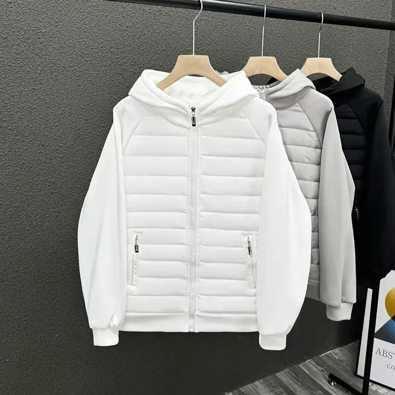 Giacca Elegante in Cotone Imbottita