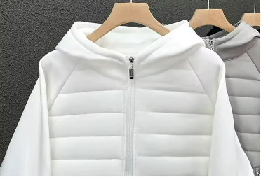 Giacca Elegante in Cotone Imbottita