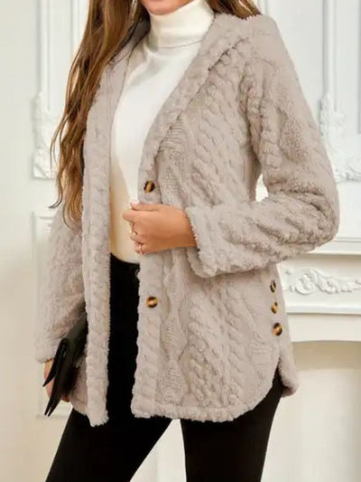 GIACCA CARDIGAN CON CAPPUCCIO LAURA