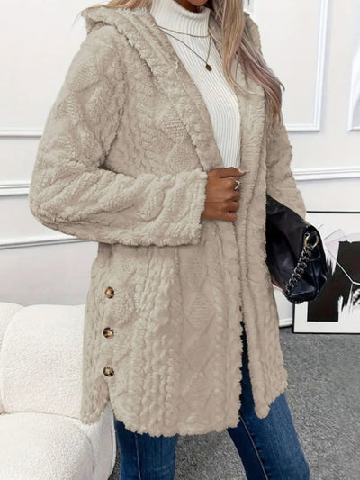 GIACCA CARDIGAN CON CAPPUCCIO LAURA