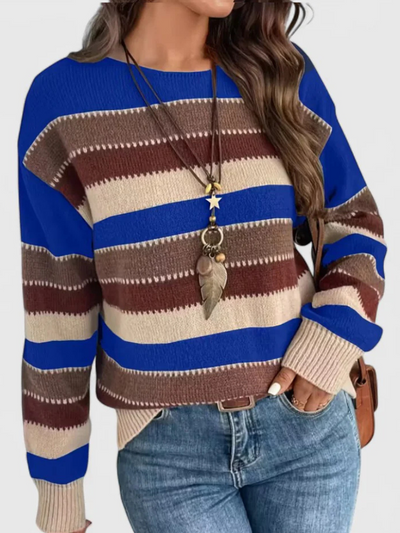 PULLOVER STRIATO POLVEROSO