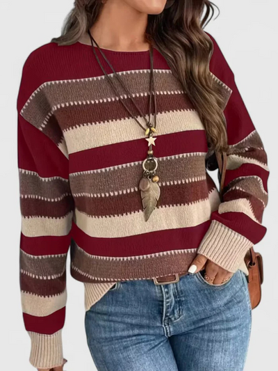 PULLOVER STRIATO POLVEROSO
