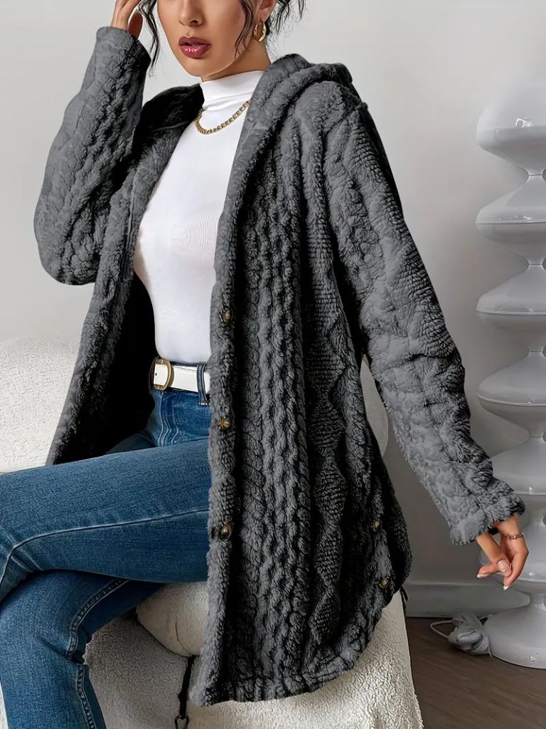 GIACCA CARDIGAN CON CAPPUCCIO LAURA