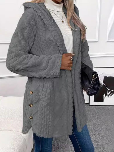 GIACCA CARDIGAN CON CAPPUCCIO LAURA