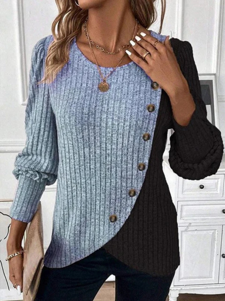 KAIA MAGLIA CASUAL A MANICHE LUNGHE