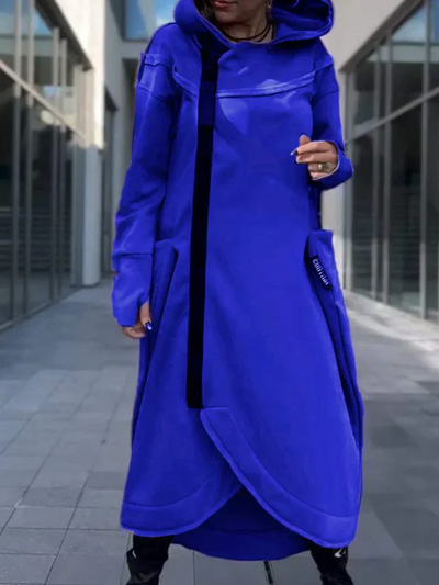 EVELISSE FELPA CON ZIP LUNGA