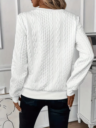 MAGLIONE ZIP IN MAGLIA CABLE THALIENNE