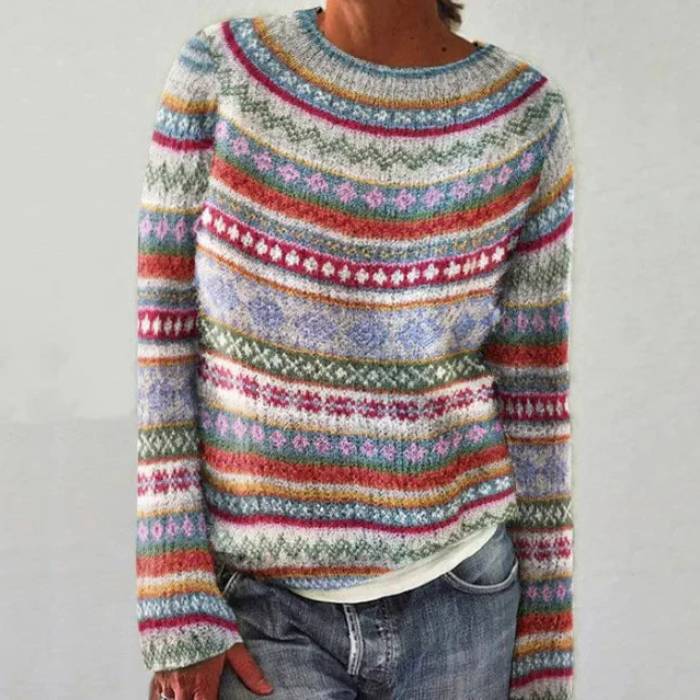 Lily™ - Maglione Retro Elegante