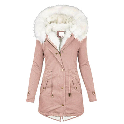 Giulia - Cappotto invernale con fodera in pelliccia sintetica