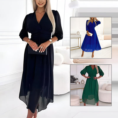 Chloe | Vestito in Chiffon di Seta Leggera