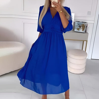 Chloe | Vestito in Chiffon di Seta Leggera