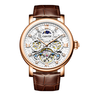 OROLOGIO MECCANICO AUTOMATICO IN PELLE DA UFFICIO™ - Olsen & Olsen