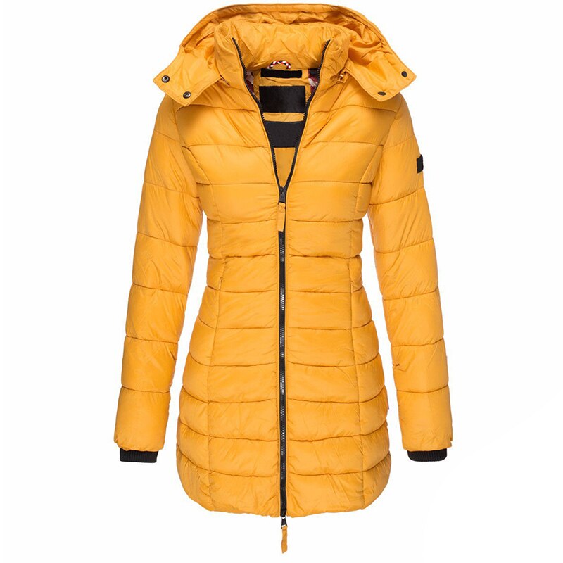 Elise | Cappotto lungo in piuma