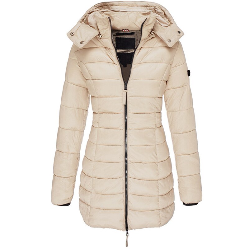 Elise | Cappotto lungo in piuma