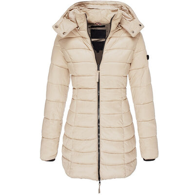 Elise | Cappotto lungo in piuma