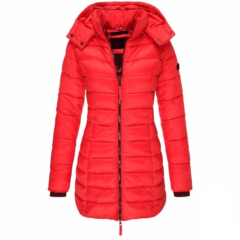 Elise | Cappotto lungo in piuma
