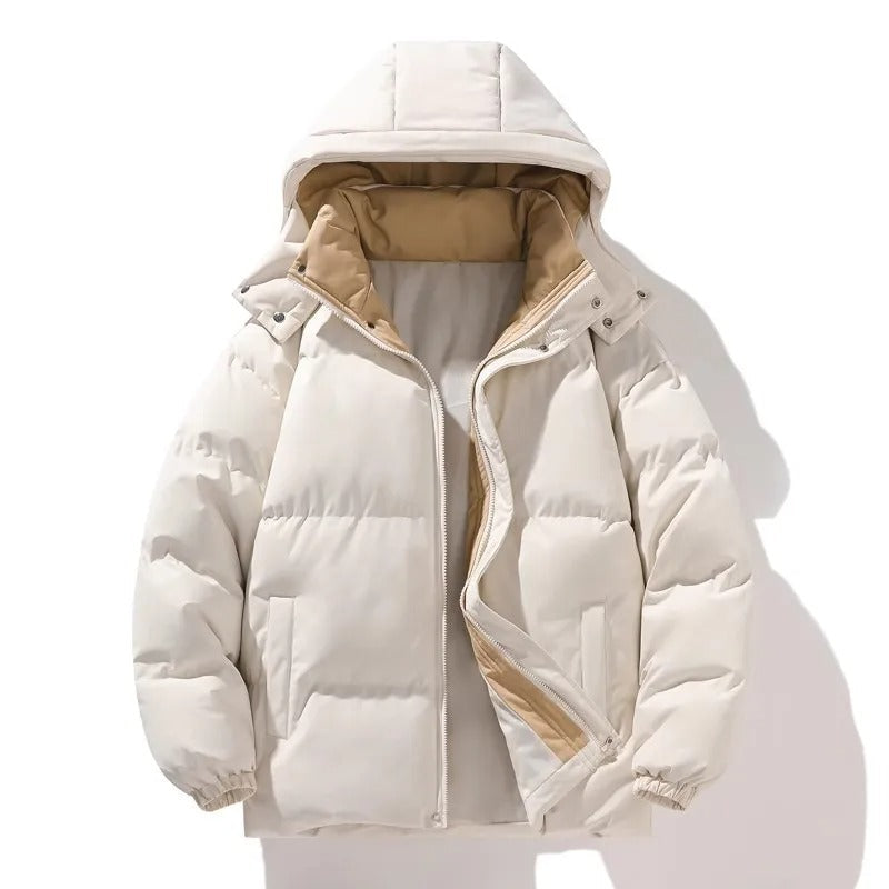 Giacca Elegante con Cappuccio da Uomo