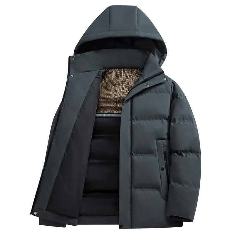 Giacca in Pile Elegante con Cappuccio
