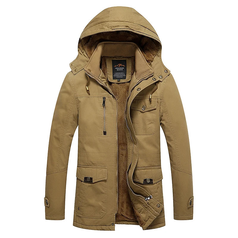 Giacca Invernale Elegante in Cotone Imbottita