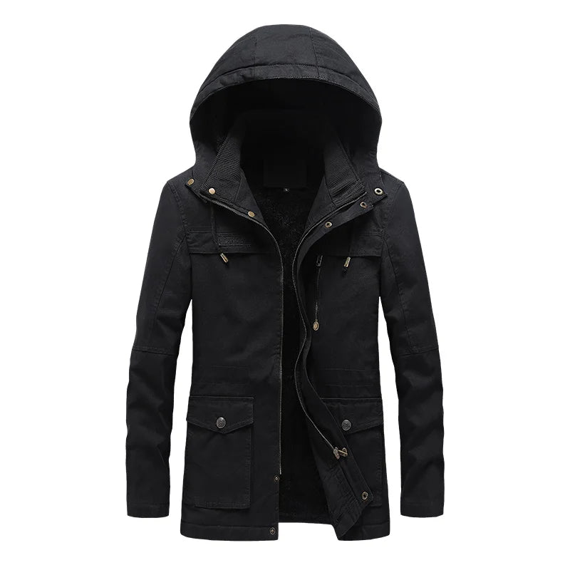 Giacca Invernale Casual in Cotone