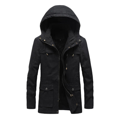 Giacca Invernale Casual in Cotone