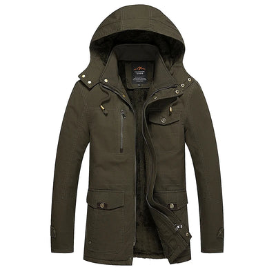 Giacca Invernale Elegante in Cotone Imbottita