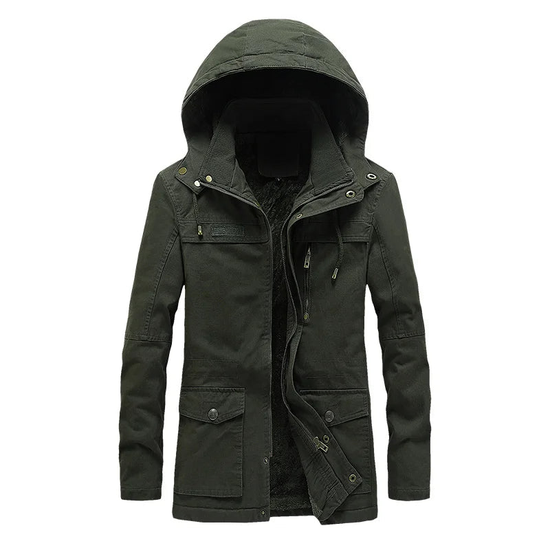 Giacca Invernale Casual in Cotone