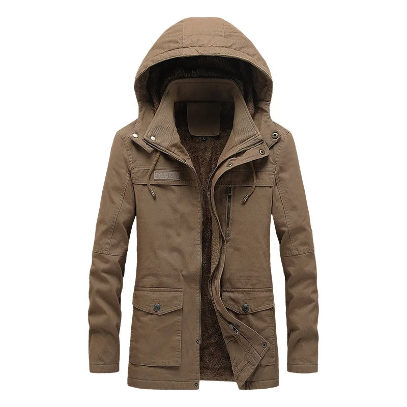 Giacca Invernale Casual in Cotone