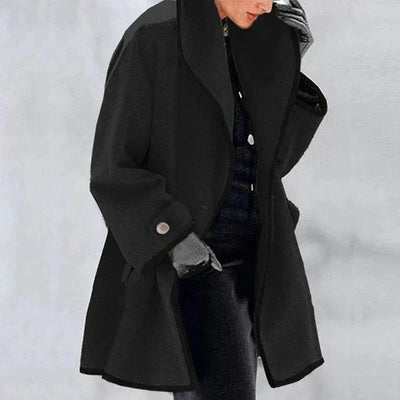 Elisa | Giacca in Pile Doppiopetto da Donna | Essenziale per l'Inverno