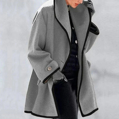 Elisa | Giacca in Pile Doppiopetto da Donna | Essenziale per l'Inverno