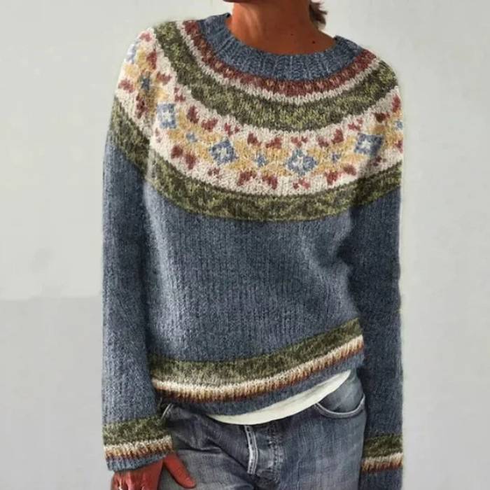 Ella™ - Maglione Retro Elegante