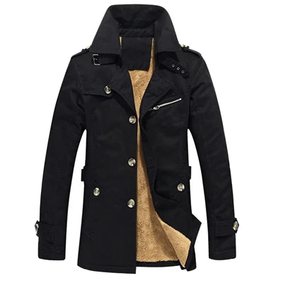 Cappotto Trench Elegante Imbottito